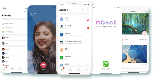 MChat 界面展示